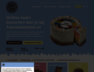 taartenwinkel.nl screenshot