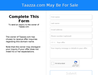 taazza.com screenshot