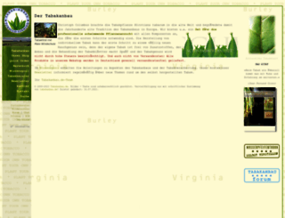 tabakanbau.de screenshot