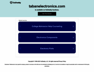 tabanelectronics.com screenshot