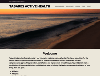 tabaresactivehealth.com screenshot