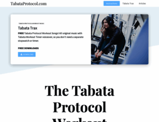 tabataprotocol.com screenshot
