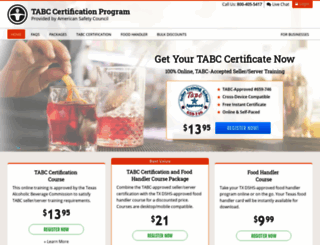 tabccertificationprogram.com screenshot