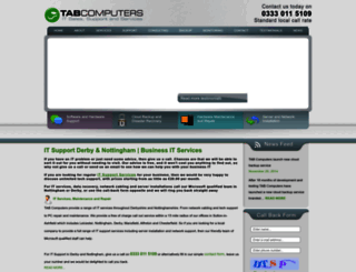 tabcomputers.co.uk screenshot