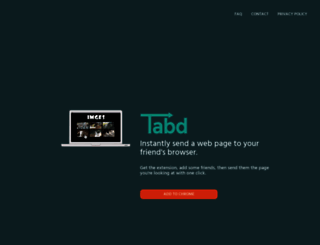 tabdextension.com screenshot