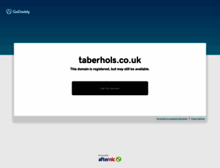 taberhols.co.uk screenshot
