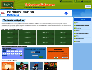 tablasdemultiplicar.com screenshot