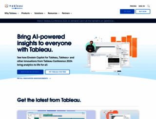 tableausoftware.com screenshot