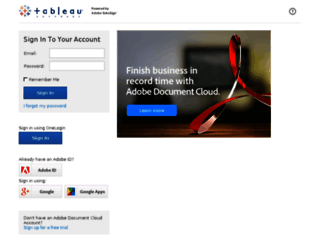 tableausoftware.echosign.com screenshot