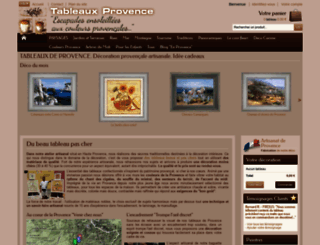 tableaux-provence.com screenshot