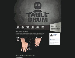 tabledrum.com screenshot