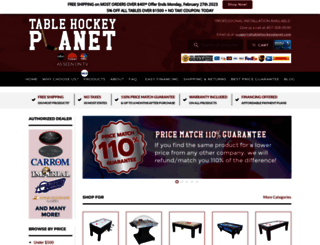 tablehockeyplanet.com screenshot