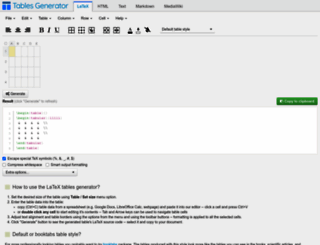 tablesgenerator.com screenshot