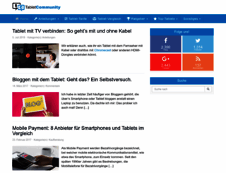 tabletcommunity.de screenshot