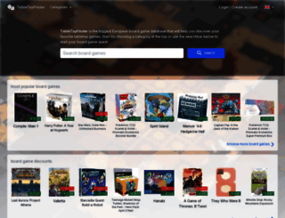 tabletopfinder.eu screenshot
