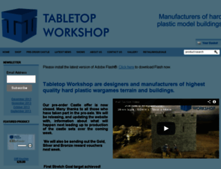 tabletopworkshop.co.uk screenshot