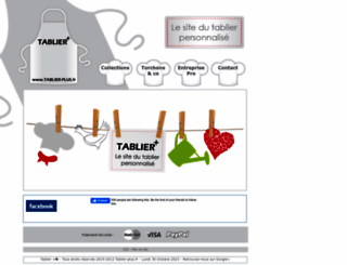 tablier-plus.fr screenshot