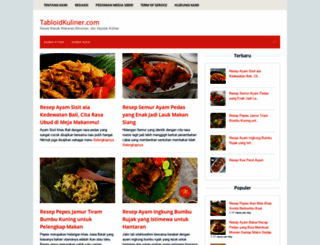 tabloidkuliner.com screenshot