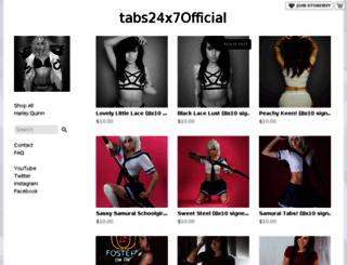 tabs24x7.storenvy.com screenshot