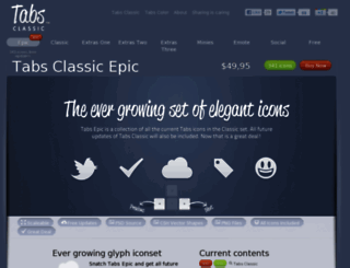 tabsicons.com screenshot