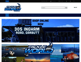 tackleworldtownsville.com.au screenshot