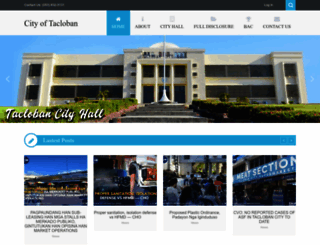 tacloban.gov.ph screenshot