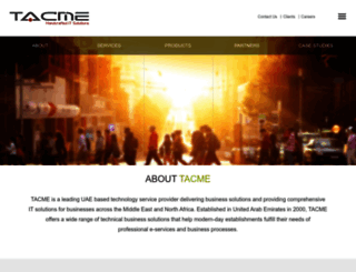 tacme.com screenshot