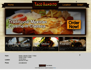 tacobanditochelsea.com screenshot