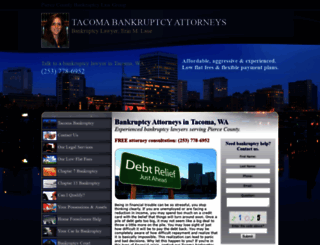 tacomabankruptcyattorney.com screenshot