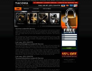 tacomalocksmithco.com screenshot