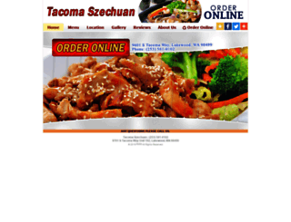 tacomaszechuanchinese.com screenshot