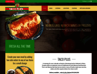tacoplus.com screenshot