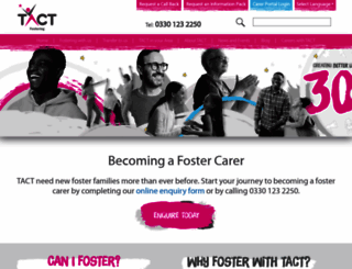 tactcare.org.uk screenshot