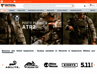 tactical-equipements.fr screenshot