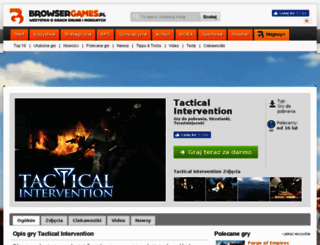 tactical-intervention.browsergames.pl screenshot