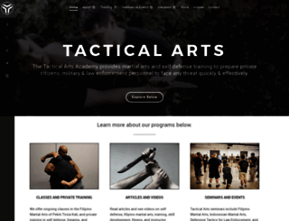 tacticalarts.com screenshot