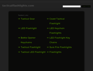 tacticalflashlights.com screenshot