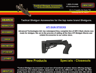 tacticalshotgunaccessories.com screenshot