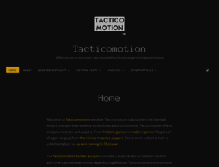 tacticomotion.wordpress.com screenshot