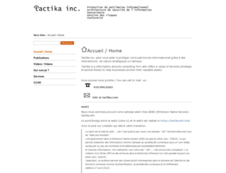 tactika.com screenshot