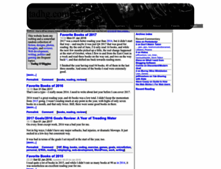tadhg.com screenshot