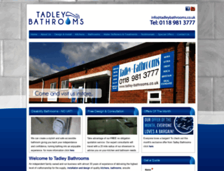 tadleybathrooms.co.uk screenshot