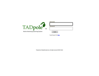 tadpole.textingforward.com screenshot