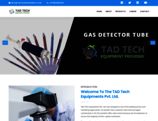 tadtechequipments.com screenshot