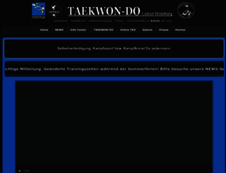 taekwondo-homburg.eu screenshot