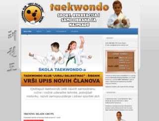 taekwondo-sibenik.com screenshot