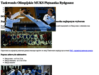 taekwondo.bydgoszcz.pl screenshot