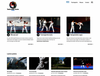 taekwondocenter-arnhem.nl screenshot