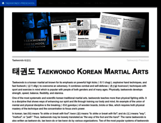 taekwondopreschool.com screenshot
