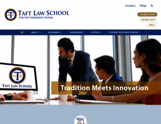 taftu.edu screenshot